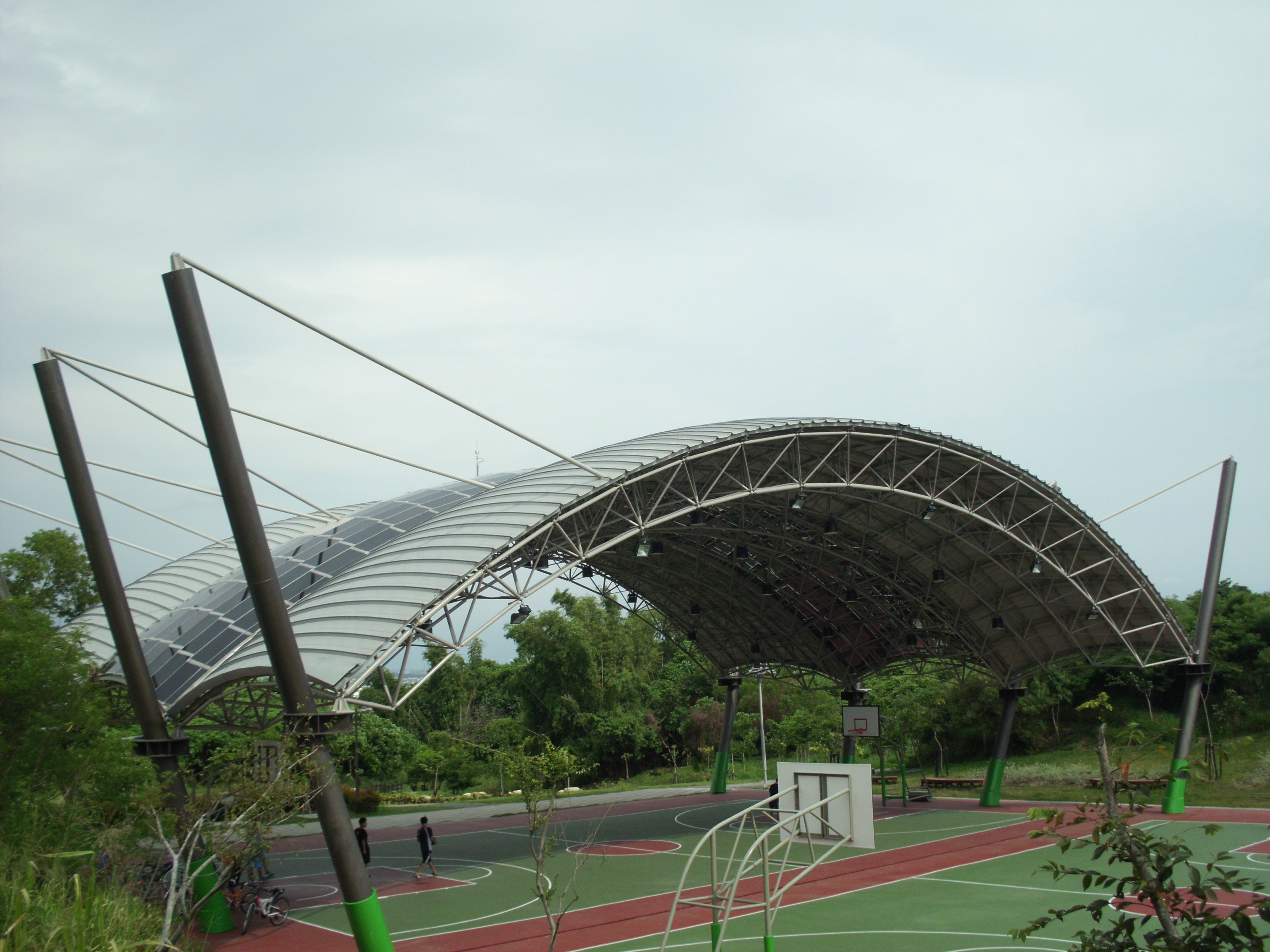 高雄市彌陀區漯底公園 空間桁架系統